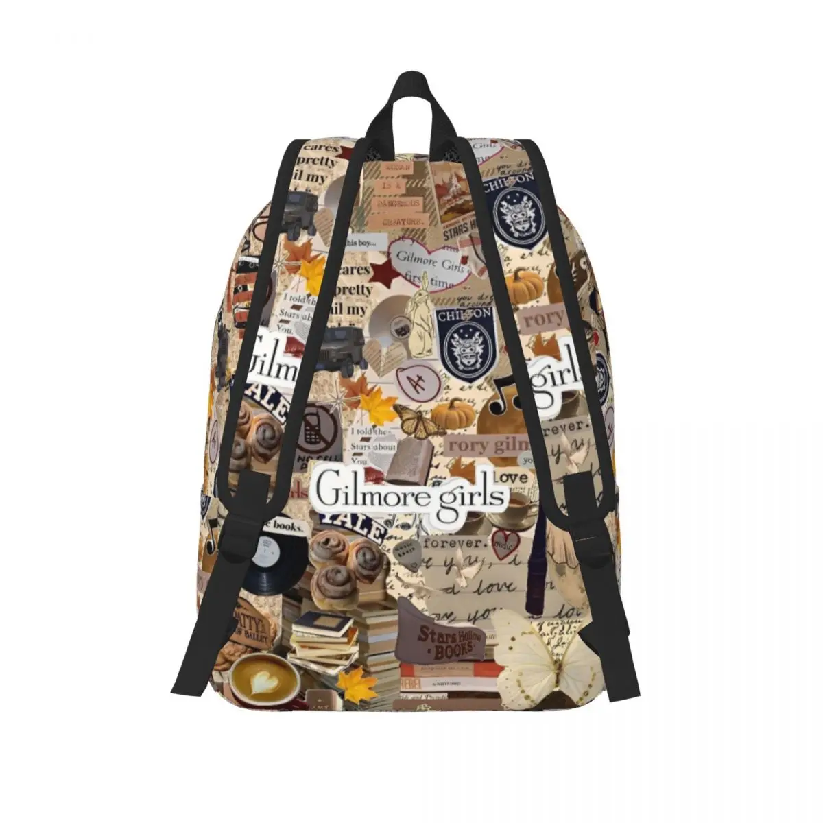 حقيبة ظهر كاجوال بنمط فيلم جيلمور للفتيات في الهواء الطلق حقيبة كتف للكمبيوتر المحمول في المدرسة الثانوية للرجال والنساء #3