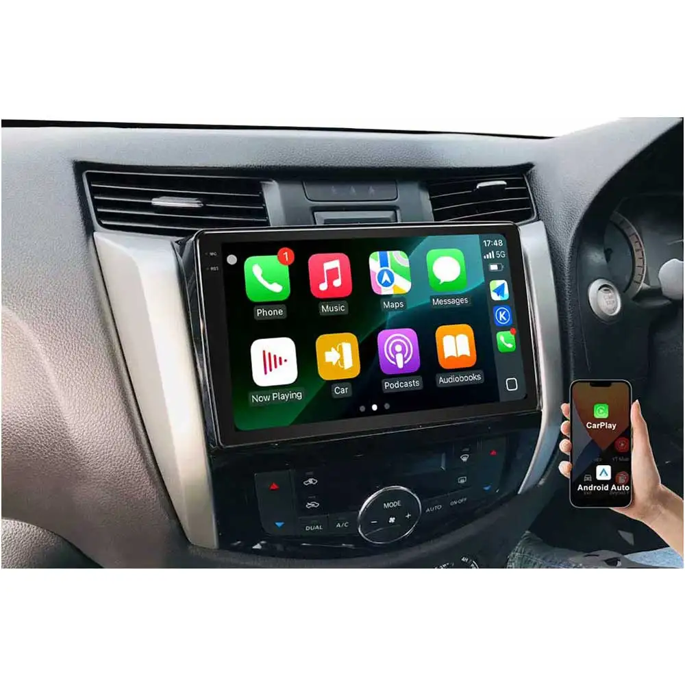 

STLFFor Nissans Navara NP300 2015-2025 4-64G Android 13 Wireless Carplay Android Auto Car Stereo Radio GPS Wifi
