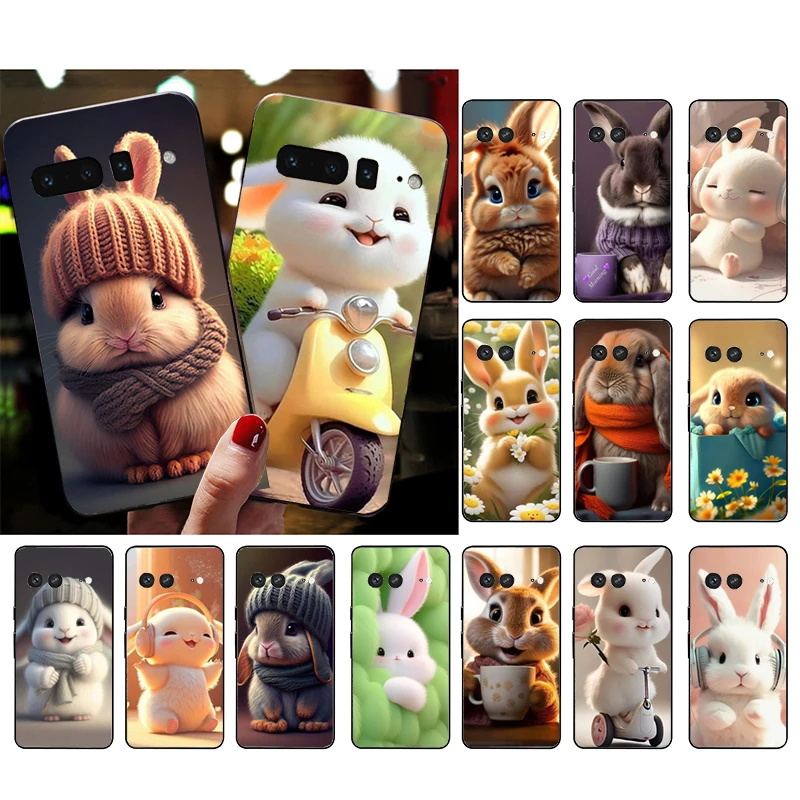 

Rabbit Phone Case For Google Pixel 9 Pro XL 8 7 Pro 8A 7A 7 6A 6 Pro Pixel 4 3 XL 5 6 4A