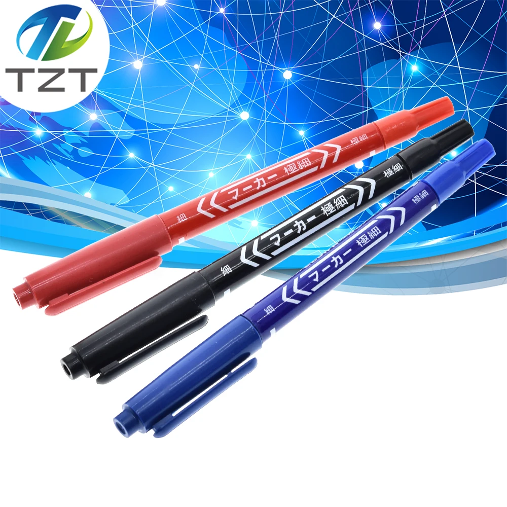 TZT Smart Electronics CCL анти-травление печатной платы чернильный маркер двойная ручка для DIY печатной платы