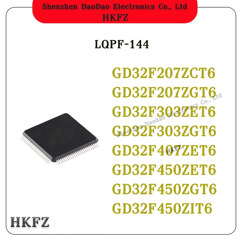 

NEW GD32F207ZCT6 GD32F207ZGT6 GD32F303ZET6 GD32F303ZGT6 GD32F407ZET6 GD32F450ZET6 GD32F450ZGT6 GD32F450ZIT6 IC Chip LQFP-144