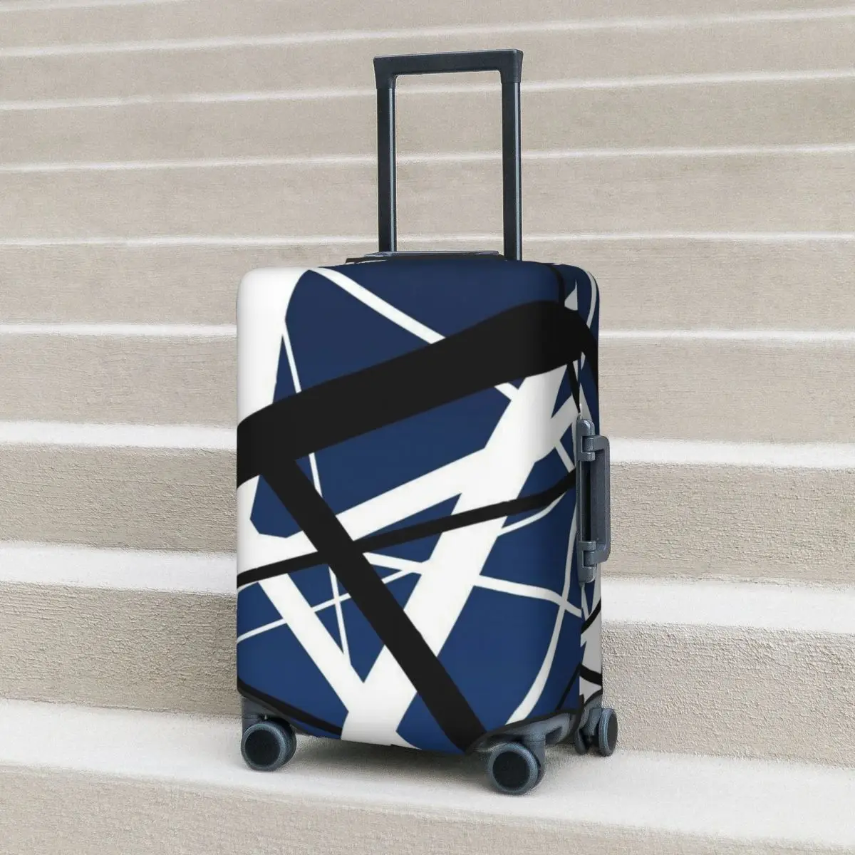 Blue Halen Graphic Suitcase Cover Flight Funny Fun Luggage Supplies Travel Protection