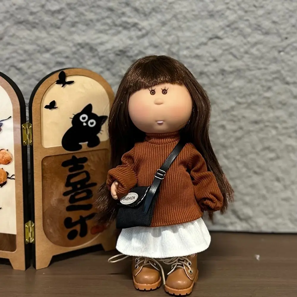 ตุ๊กตาแฟชั่นผมหยิก 24 ซม. ตาโต ตุ๊กตาไวนิล แต่งตัวได้ ขยับได้ ตุ๊กตาไมอา โปเตโท 24 ซม. ผิวสีเข้ม แอคชั่นฟิกเกอร์ ของขวัญสำหรับเด็ก