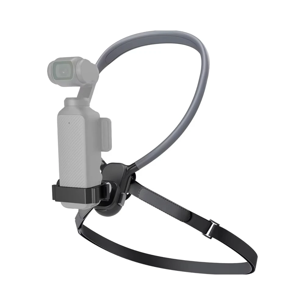 Small magnetic neck strap action camera hands-free POV recording suitable for DJI Osmo Pocket 3/Osmo phone holder