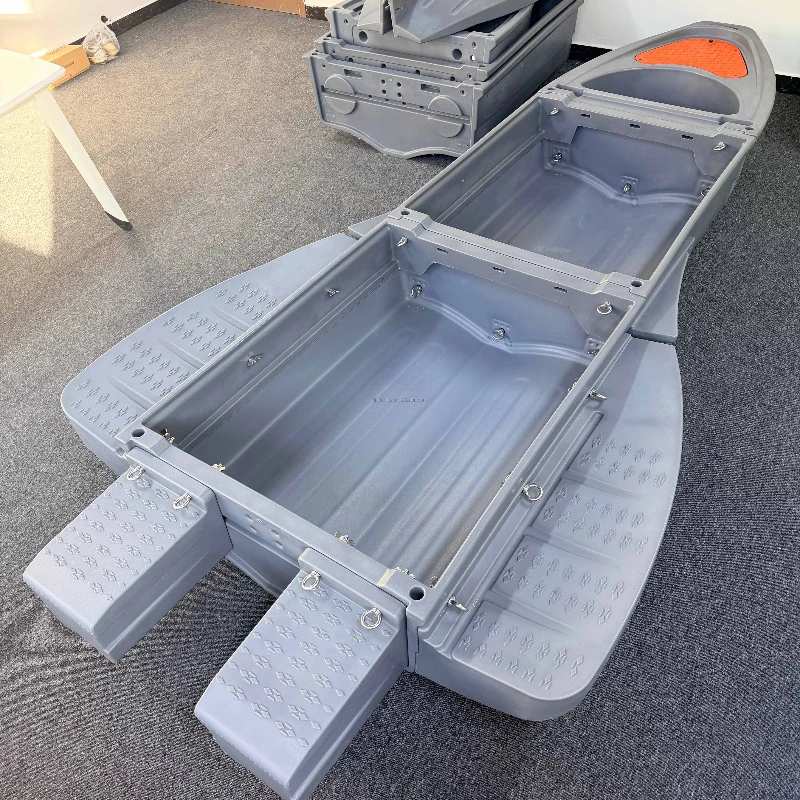 Compact Folding Plastic Auto-Mounted Fishing Boat Outdoor Lakes & Rivers