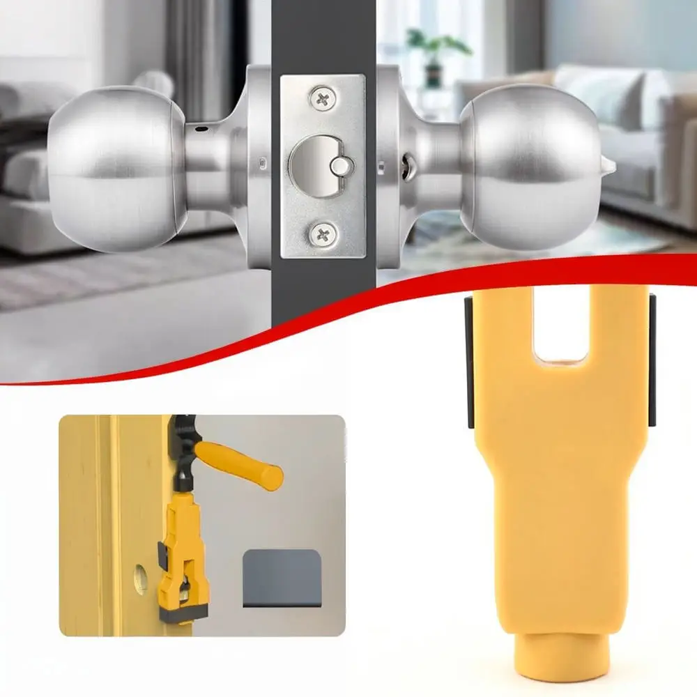 Mortise Template Tool For Door Lock Installation Jig Woodworking Hardware Slotting Chisel Professional Locator