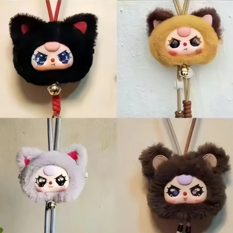 Tersedia Baru Asli Bayi Tiga Telepon Lanyard Seri Kotak Buta Vinil Lembut Gambar Lucu Koleksi Hadiah Anak-anak Hadiah Mainan Liontin