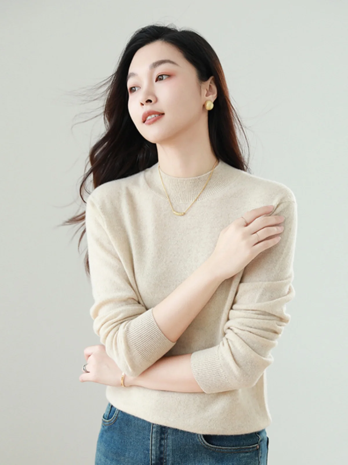 

Женская трикотажная кофта Camere Base Layer из высококачественной шерстяной пряжи с бахромой, осенняя коллекция 2024