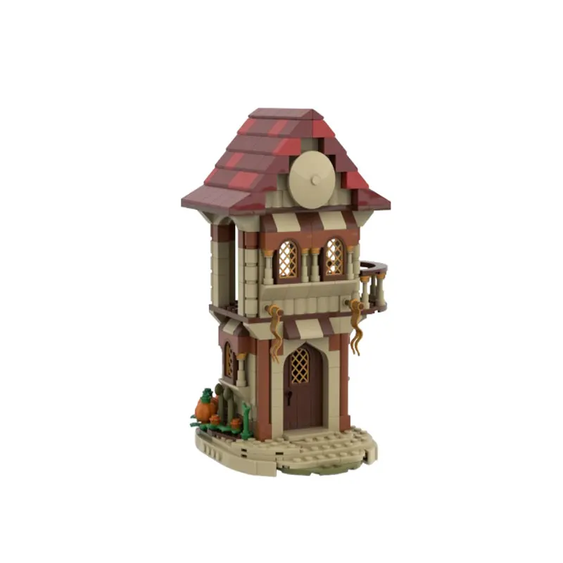 

Новинка в наличии: набор строительных блоков MOC из 371 детали в виде средневекового дома, образовательная игрушка-модель и подарочный набор, идеально подходит для творчества.