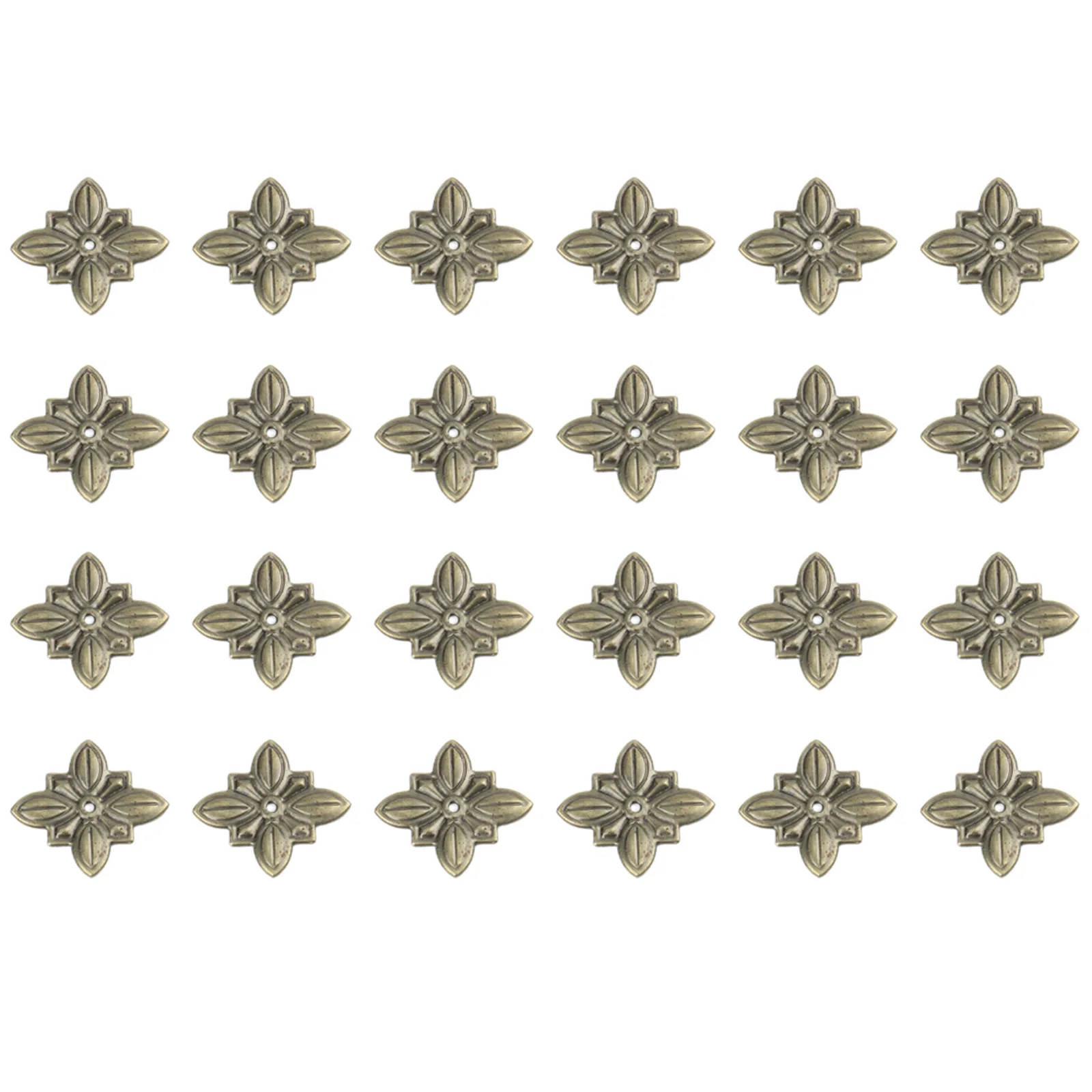 DIY Craft Supplies Iron Sheet Bronze Crafting Projects Elegant Decoration Design Long-lasting Iron Material Shape Size 27*30mm
