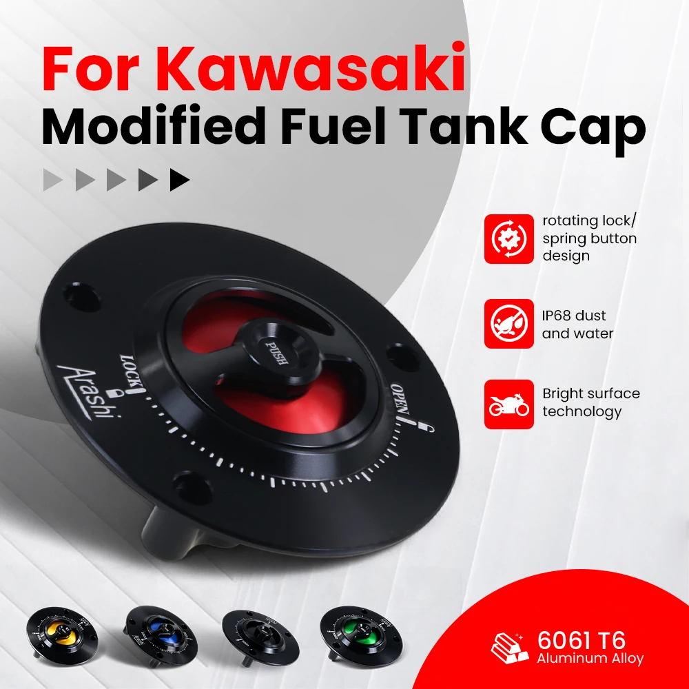 

Быстросъемная крышка топливного бака для мотоцикла KAWASAKI ZX4R ZX4RR ZX25R ZX6R VERSYS1000 2017 2018 2019 2020 2021 2022 2023