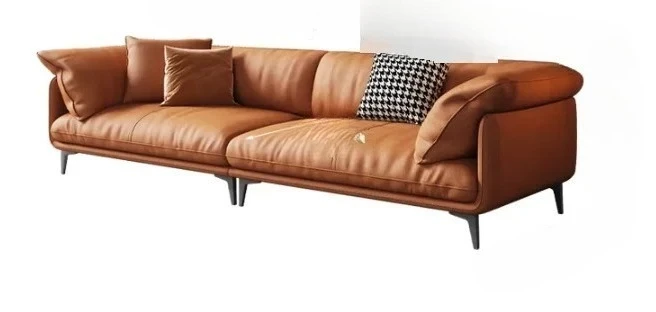

Кожаный диван Deluxe Lounge 3, очень большой, с мягким наполнителем из поролона, комфортный диван для гостиной, мебель для салона.