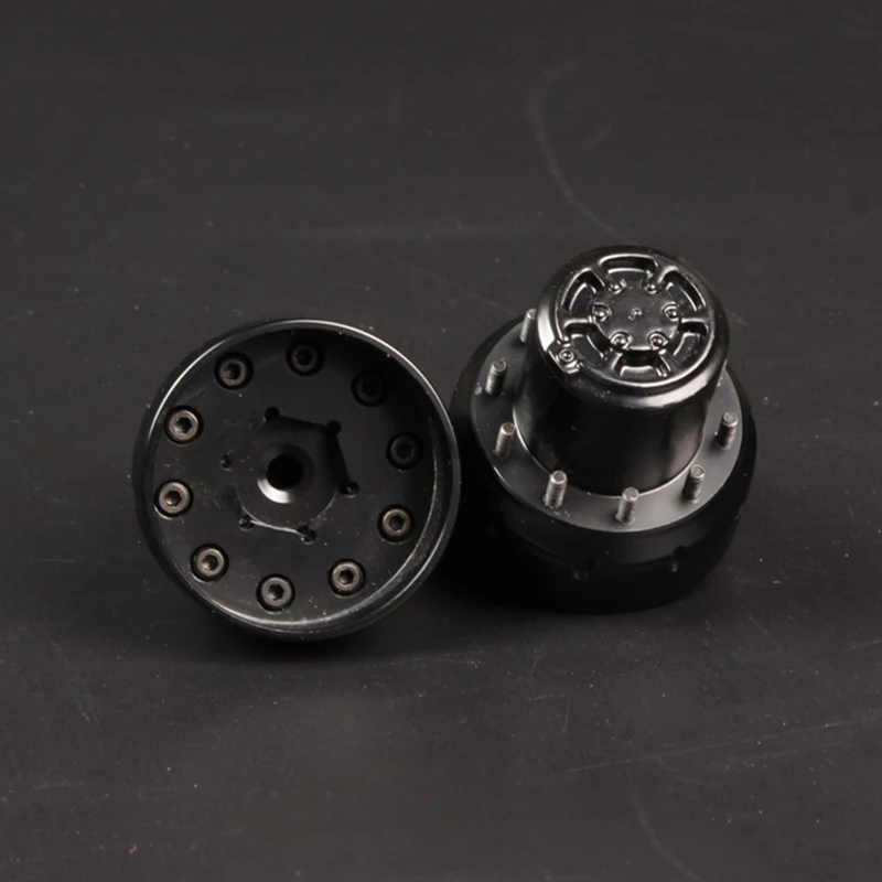 2pcs Metal Simulation Brake Hub for 1/14 Tamiya RC Truck SCANIA 770S R620 VOLVO BENZ Arocs MAN TGX Car - view 3