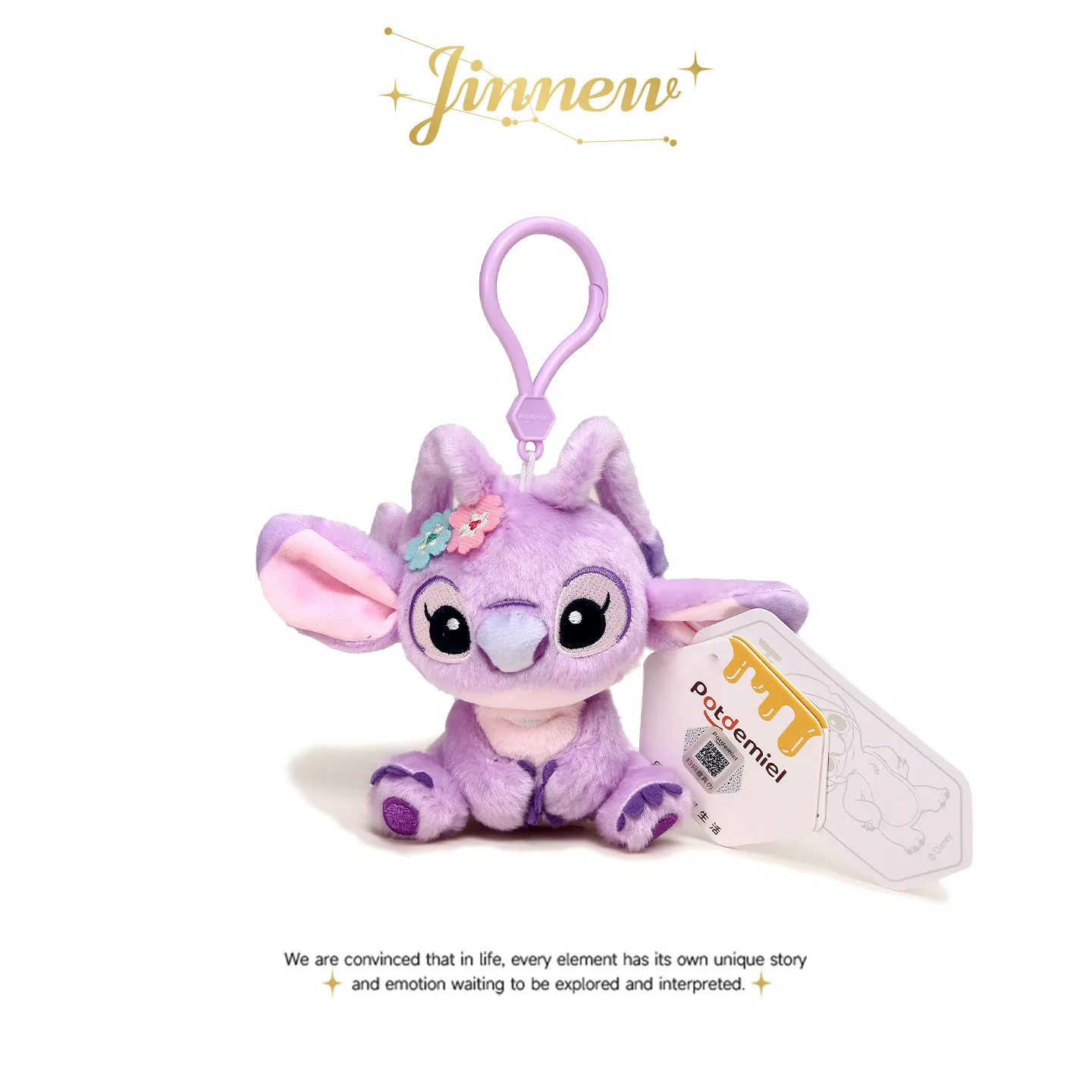 Disney Toy Story Stitch Pluche Pop Figuur Engel Gevulde Anime Sleutelhanger Hanger Band Speelgoed Auto Sleutelhanger Verjaardagscadeau Voor Meisje