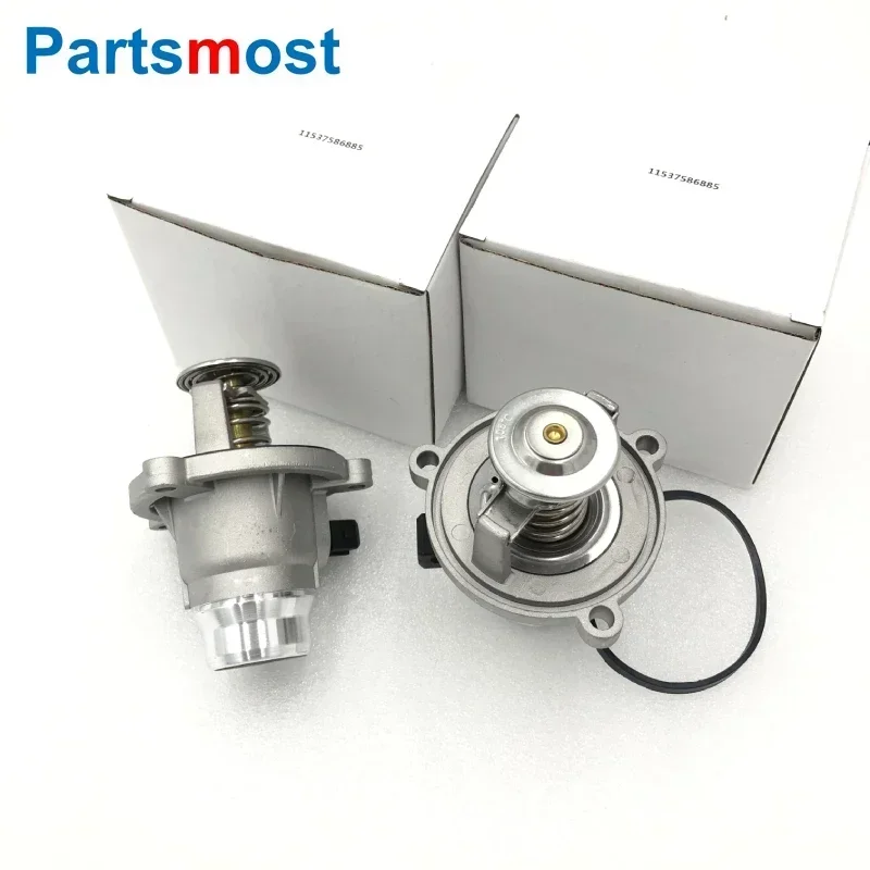 

11537586885 7502779 OEM TM 27 101 Aluminium Thermostat and Housing For BMW 545i 550i 645i 650i E53 E60 63 64 65 66 E70 E71 X5 X6