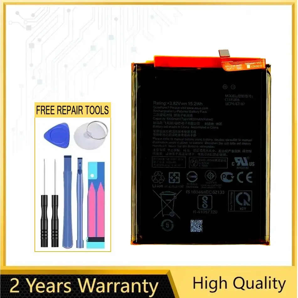 

Аккумулятор для мобильного телефона высокой емкости с быстрой зарядкой C11P1805 для Asus Zenfone Max M2 Zb632kl Zb633kl Dual Sim