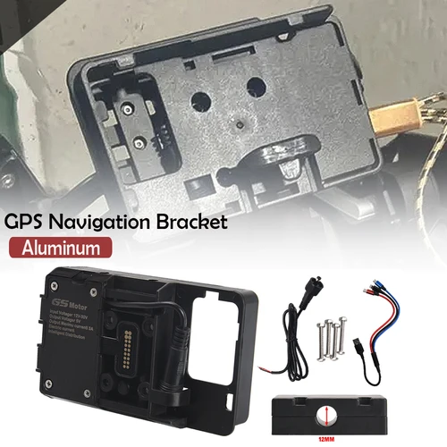 Imagen 2 del producto Para BMW S1000XR R1200RS R1200GS R1250GS ADV LC soporte de carga GPS para teléfono móvil soporte para Honda CRF 1000L África Twin