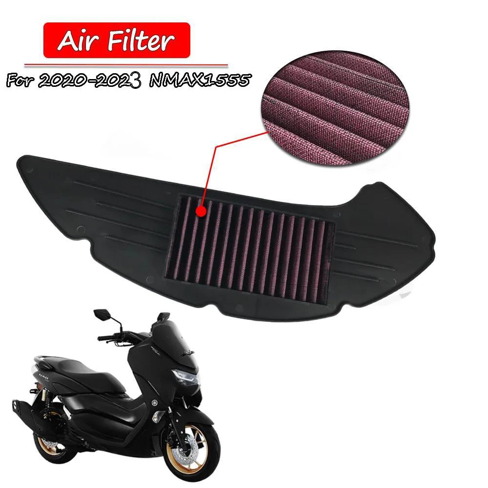 Modified Parts Motorcycle Accessories Air filter Shiled Cover Cap Intake Cleaner for Yamaha NMAX155 NMAX 155 N MAX 155 2020-2023