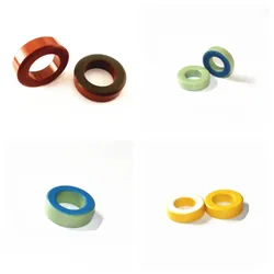 Yellow Red Blue Carbonyl Iron Powder Iron Core High Frequency Permeability Radio Frequency Magnetic Cores