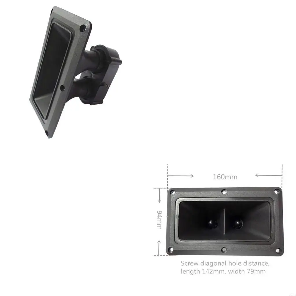 J78A 150W Black Piezoelectric Tweeter Piezo Tweeter Horn Speaker Piezo Design Wide Dispersion Horn Tweeter Kits