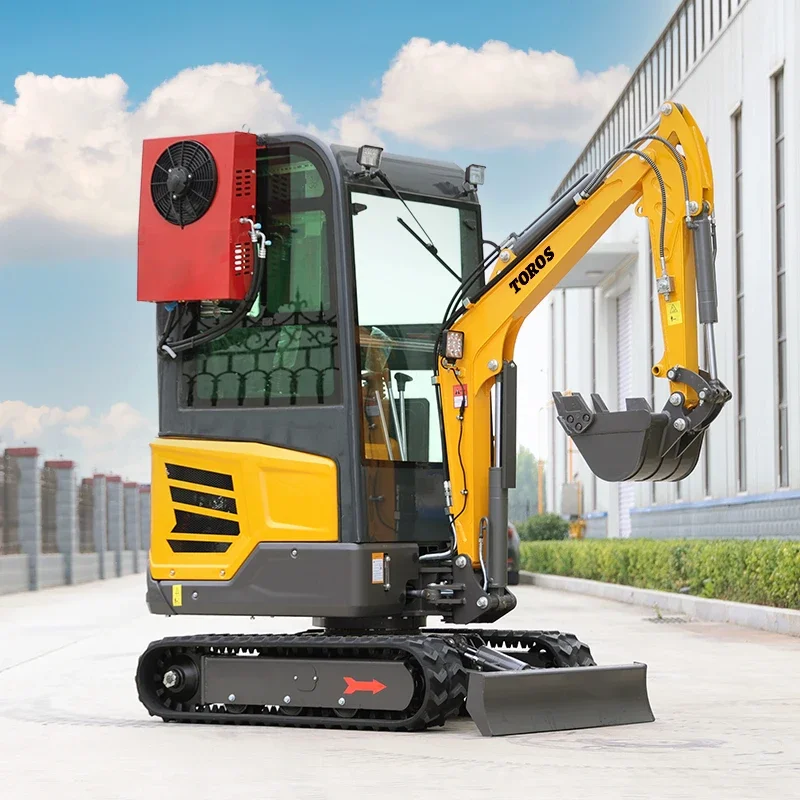 For1.8  2.0 Ton Mini Digger 3.5 Ton 3 Ton Mini Excavator Prices Hydraulic Micro Digger Mini Excavator home used customization