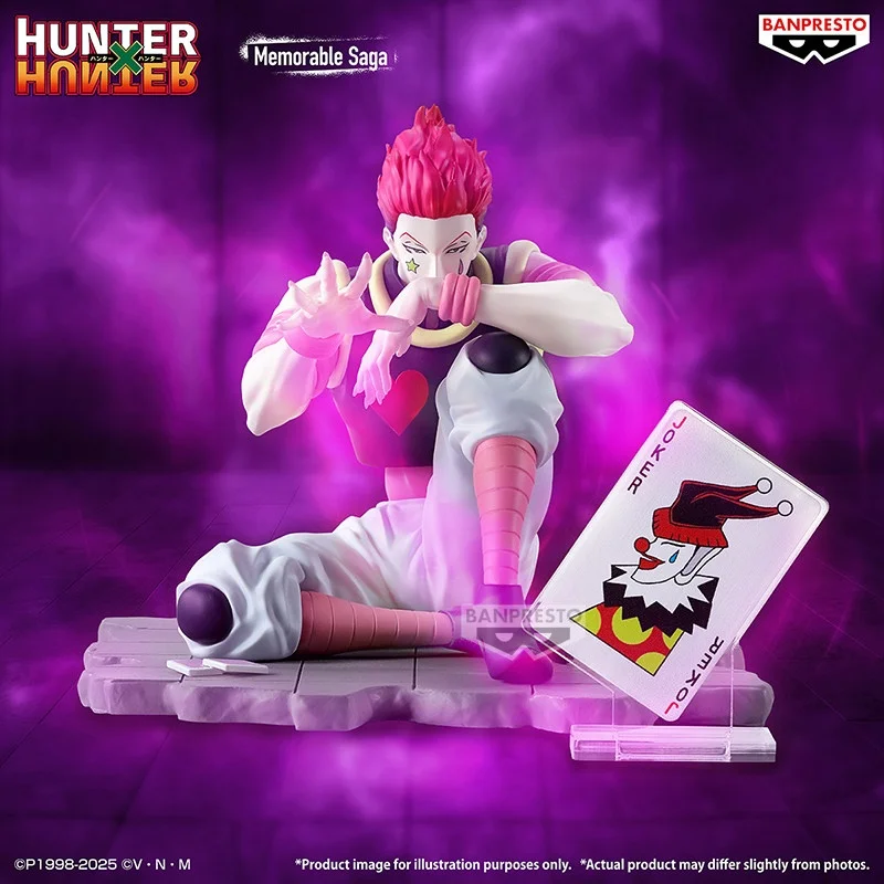 

BANPRESTO HUNTER X HUNTER Hisoka Figure Memorable Saga Special Anime Collectible Statue Desktop Display Decor For Anime Fans