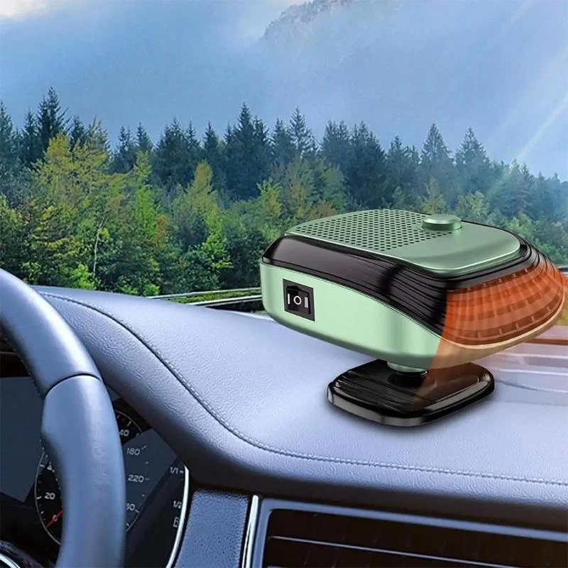 Car Winter Fast Heating 150W Electric Heated Fan Auto Windshield Defogging Heating Cooling Truck RV SUV Travel Tools