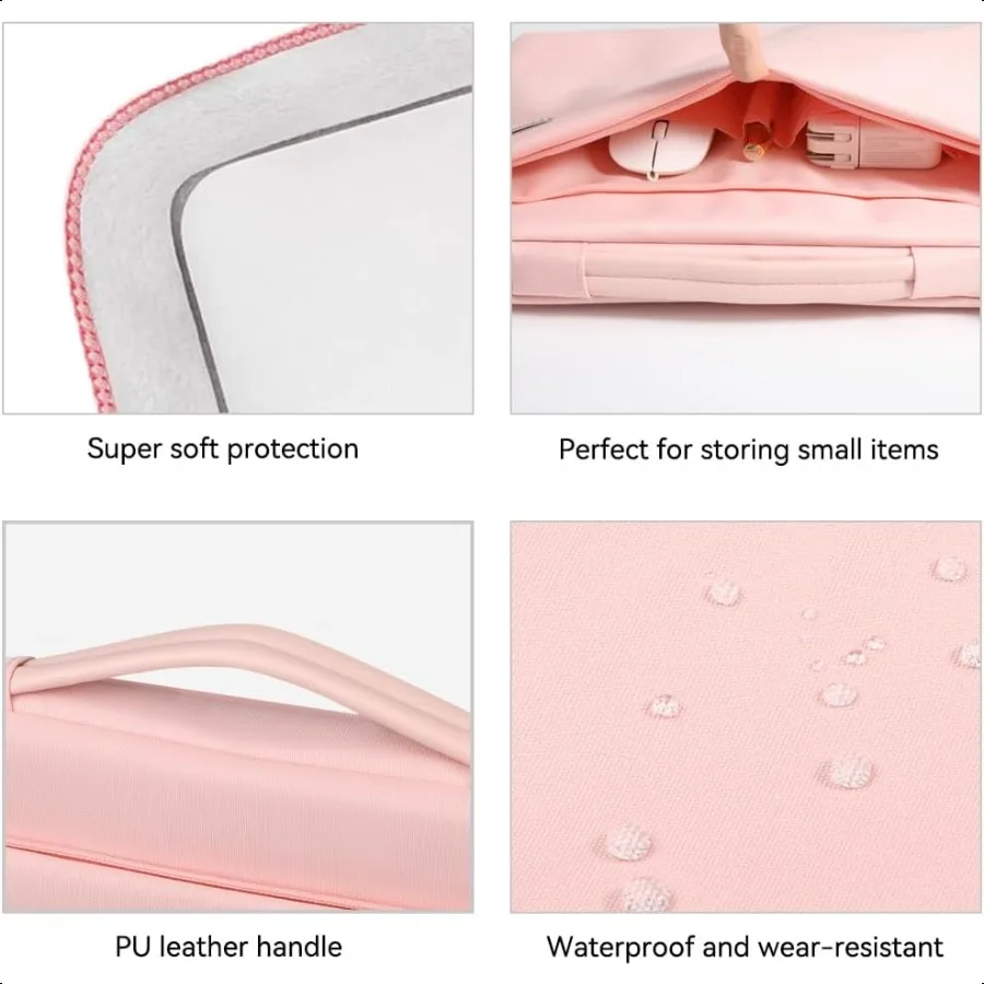 360 beschermende laptophoes 13 13,3 13,6 inch compatibel voor Book Air 11 M2 Book Pro 13 Surface Pro 9 8 7 11.613.6 Acer HP Leno