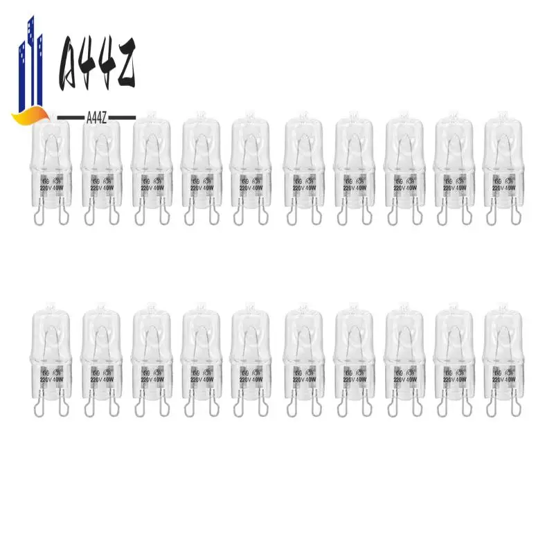 A44Z-G9 Oven Light High Temperature Resistant Durable Halogen Bulb Lamp For Refrigerators Ovens Fans 40W 500℃ Pin Bulb