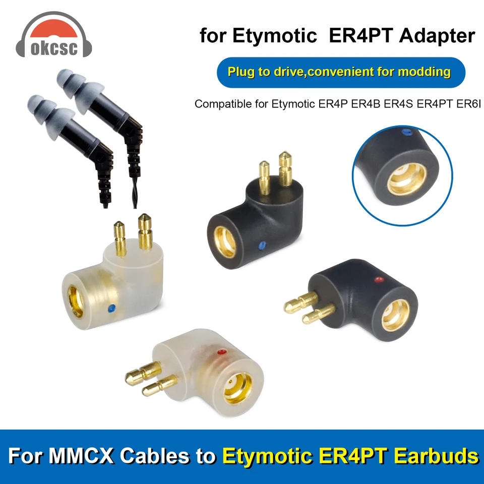 Etymotic Research ER-4P MMCX変換付き Amazon | Etymotic Research 【ER-4P・ER-4S兼用】【2Pin→mmcx】変換
