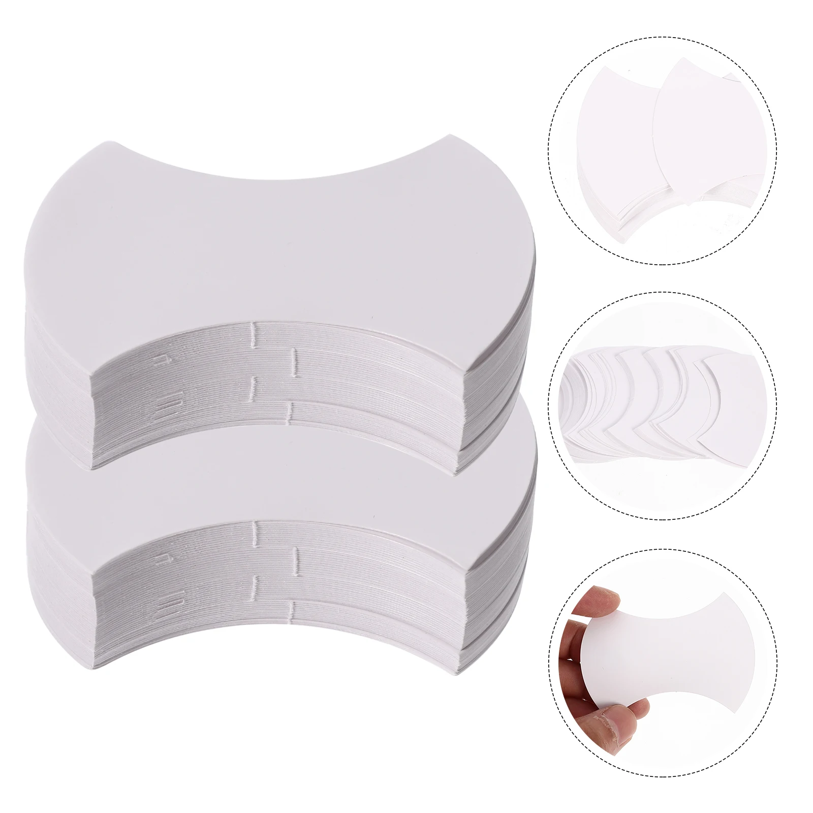 

100 Pieces 16mm Hexagon Quilting Paper Templates for DIY Patchwork Sewing Crafting Supplies Piercing Mold Elastic Band