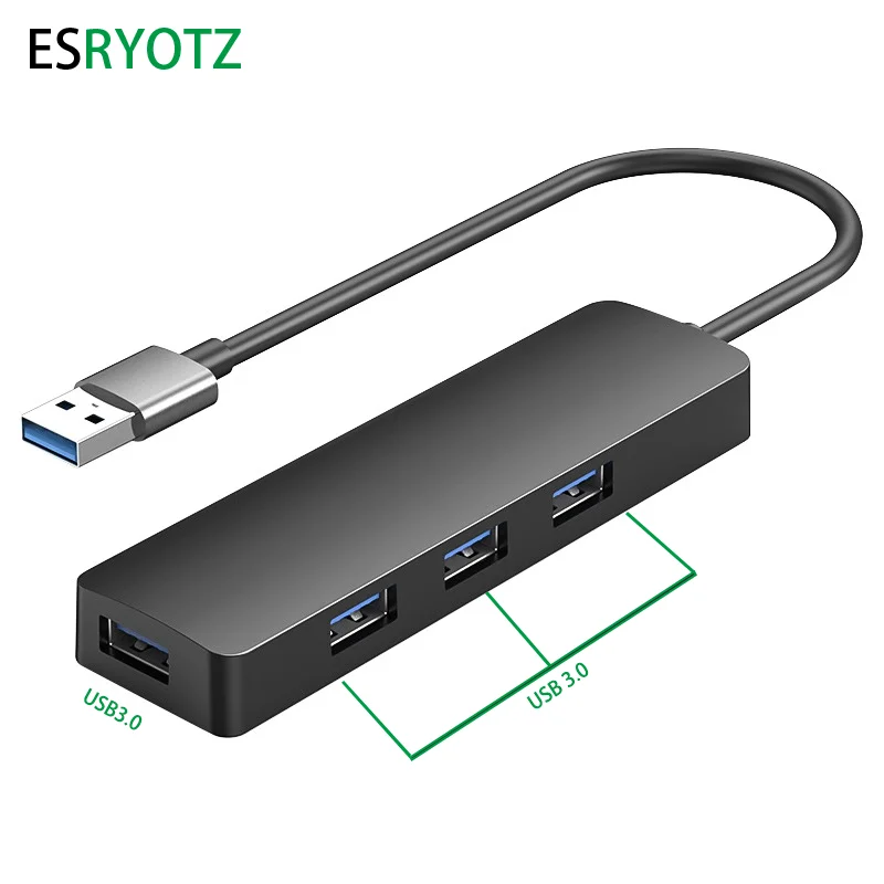 

USB 3.0 Power Adapter 4 Port Multi USB Splitter Hub USB Hub 3.0 USB Multiple Expander Switch 5G High Speed Hub Docking Stations