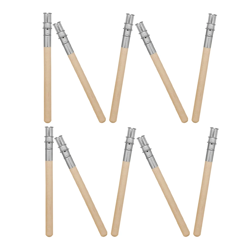

10pcs Eyebrow Universal Holder Lengthen Tool Compact Durable Brow Pencil Extender Holder Brow Pencil Extension Makeup Brush