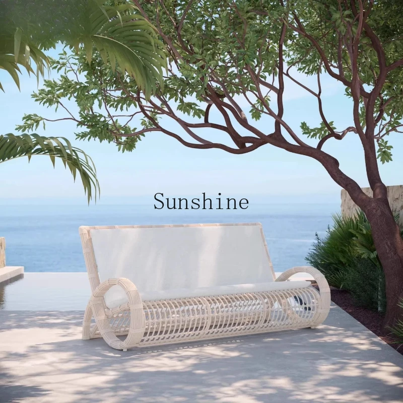 

Outdoor sofa courtyard outdoor design creative leisure furniture hotel homestay commercial rattan chair
