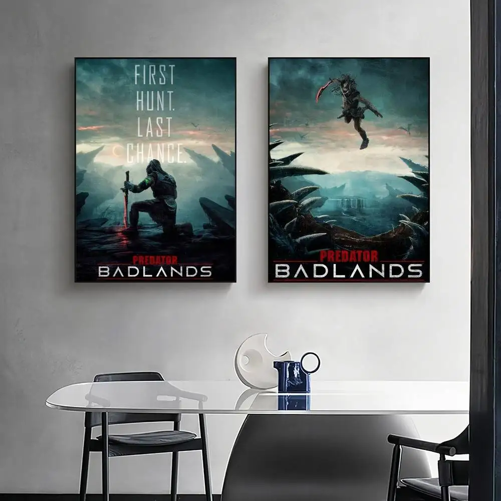 ملصق فيلم بريداتور بادلاندز عالي الجودة لغرفة المعيشة ملصقات تزيين الجدران الجمالية