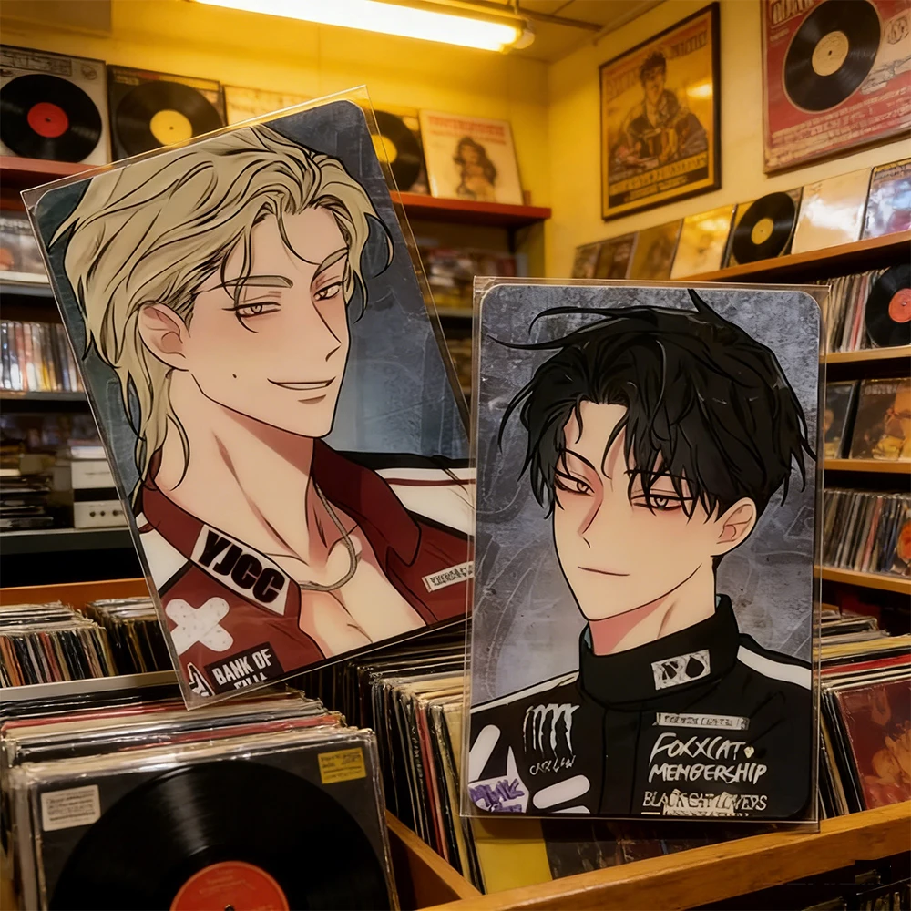 

Карта аниме золото EuiYun Low Tide Dusk 3-дюймовая маленькая карточка детская карточка студенческая коллекция сообщений подарок водонепроницаемый