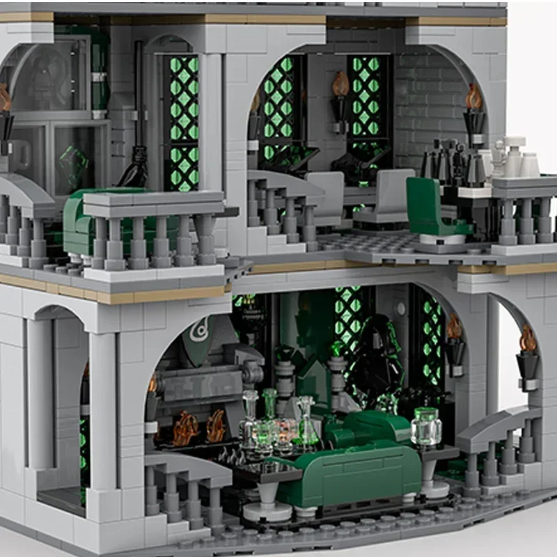 Moc قوالب بناء الأفلام الشعبية نموذج غرفة مشتركة وتكنولوجيا النوم وحدات كتل هدايا عيد الميلاد اللعب لتقوم بها بنفسك مجموعات الجمعية