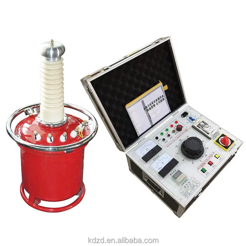 Factory supplier oil immeresed AC/DC Withstand Voltage Testing set AC DC Hipot Tester Power frequency high voltage test device