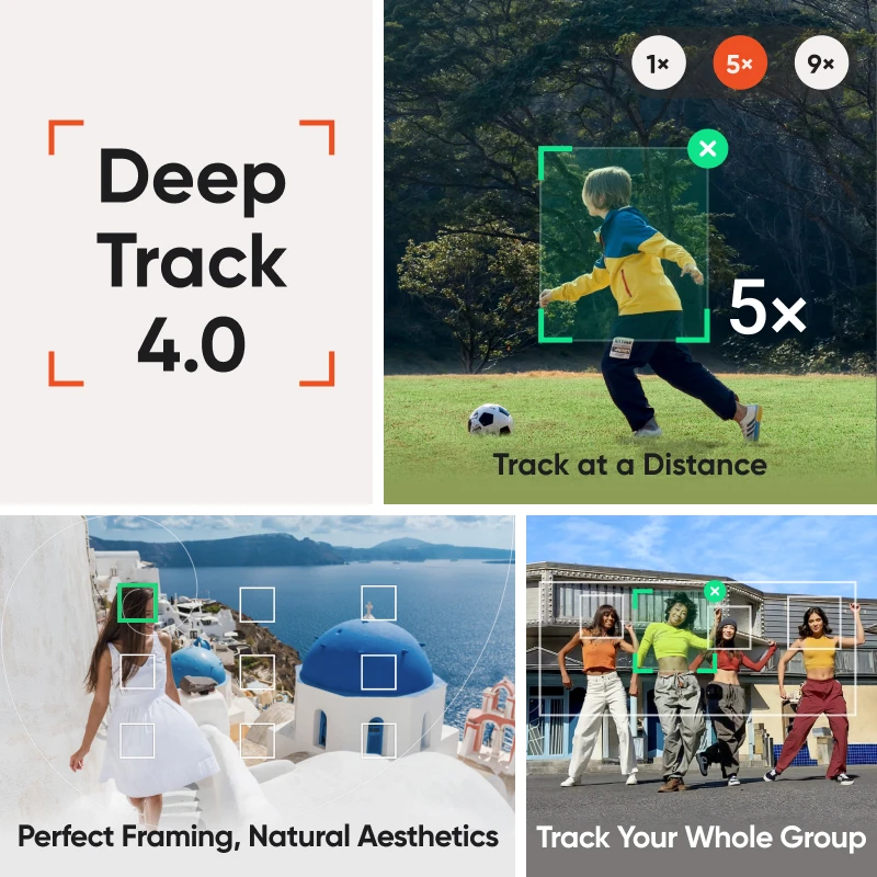 Insta360 Flow 2 Pro: cardán plegable para teléfono AI, seguido en más de 200 aplicaciones con Apple DockKit, original, seguimiento para varias personas
