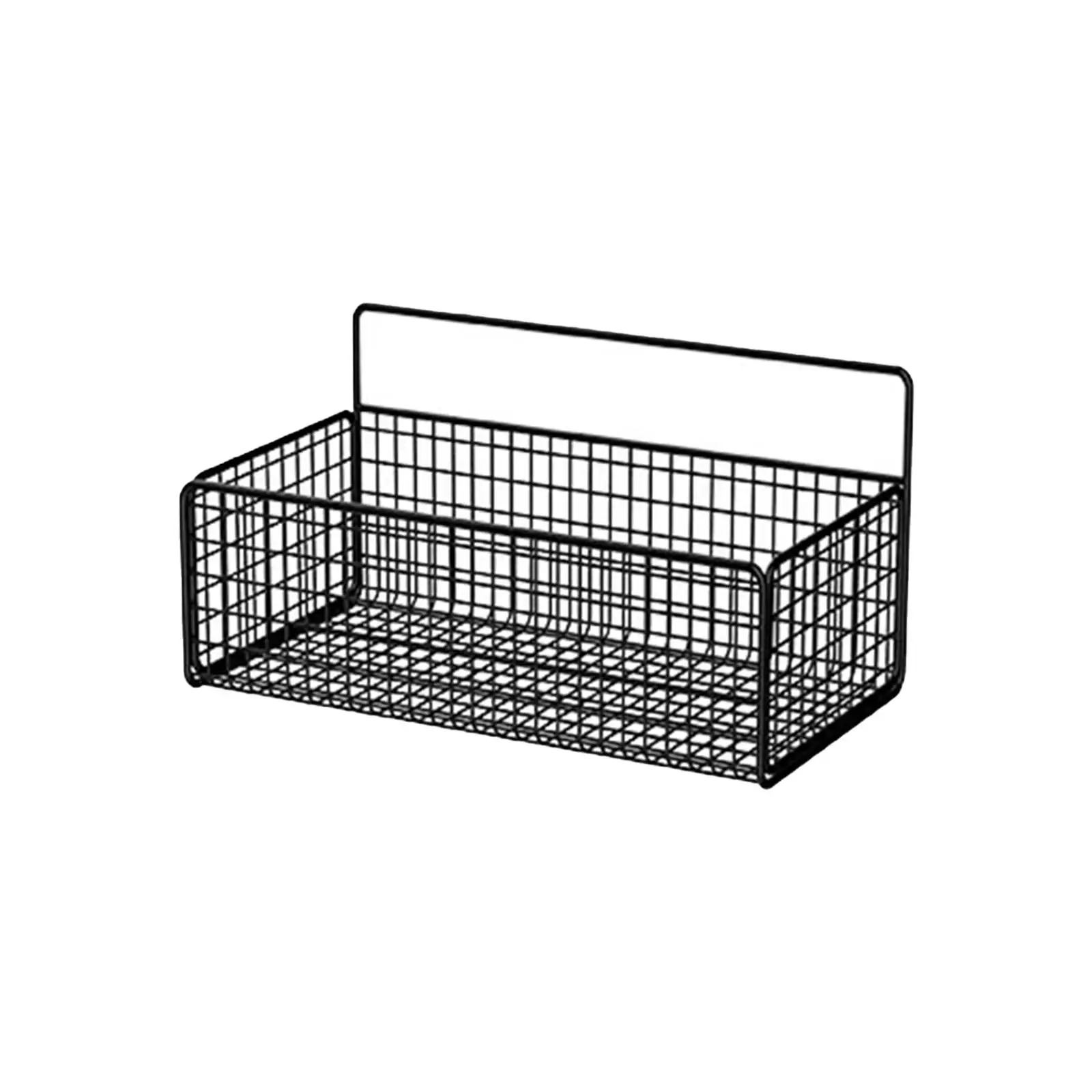 Hanging Kitchen Baskets Iron Sink Organization Wire Storage Basket Floating Shelves for Garage Dormitory Countertop Pantry