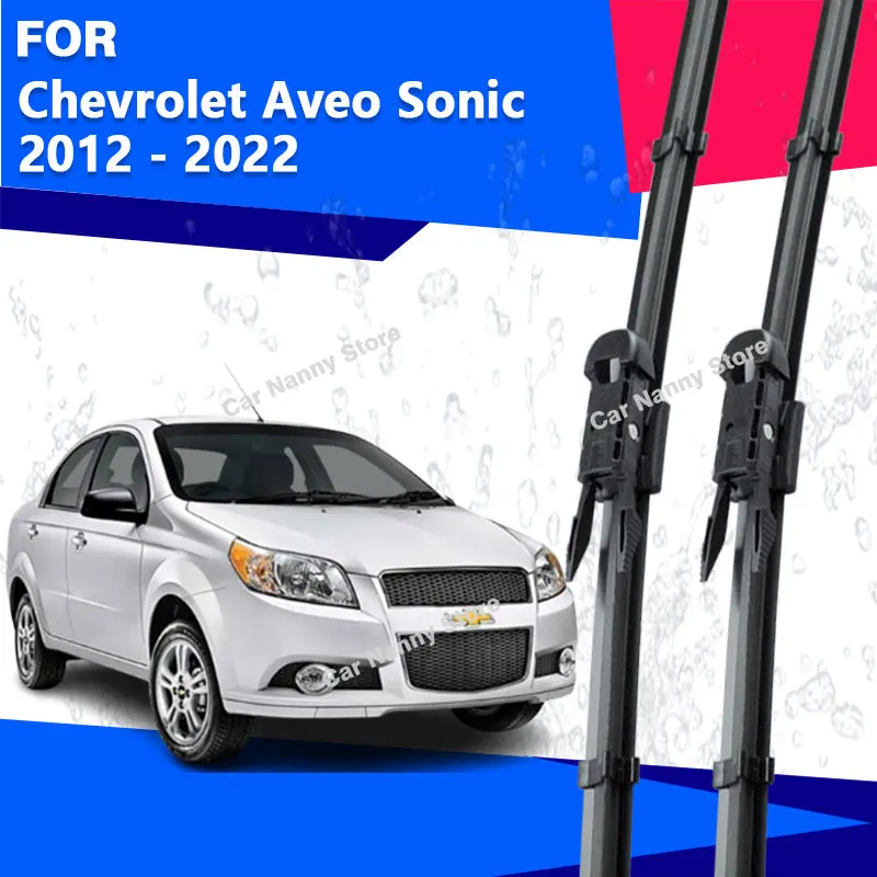 

Front Windshield Windscreen Blades for Chevrolet Aveo Sonic 2012 - 2022 Car Wipers Rubber Strip Wiper Soft Rubber 2013 2014 2015