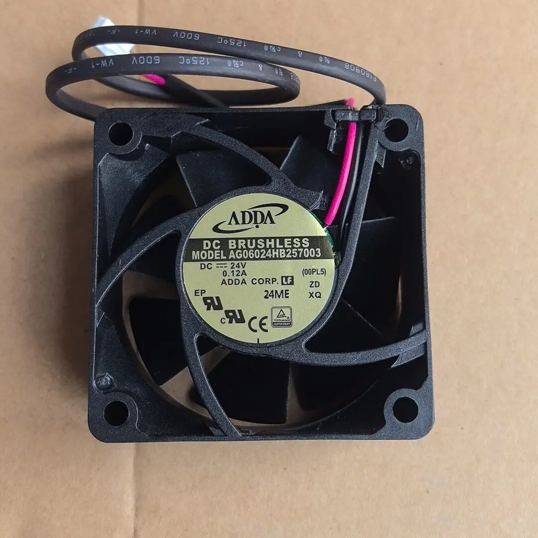 

Original AG06012HB257B03 24V 0.12A 6025 2-wire ball cooling fan