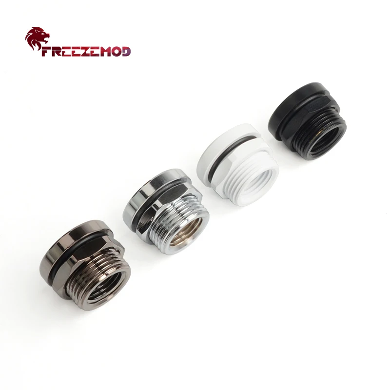 Freezemod Water Cooling Fittings Through-Board Top Fill Port with Hex Nut G3/4 OD ID G1/4 Thread - HCBJT-V2