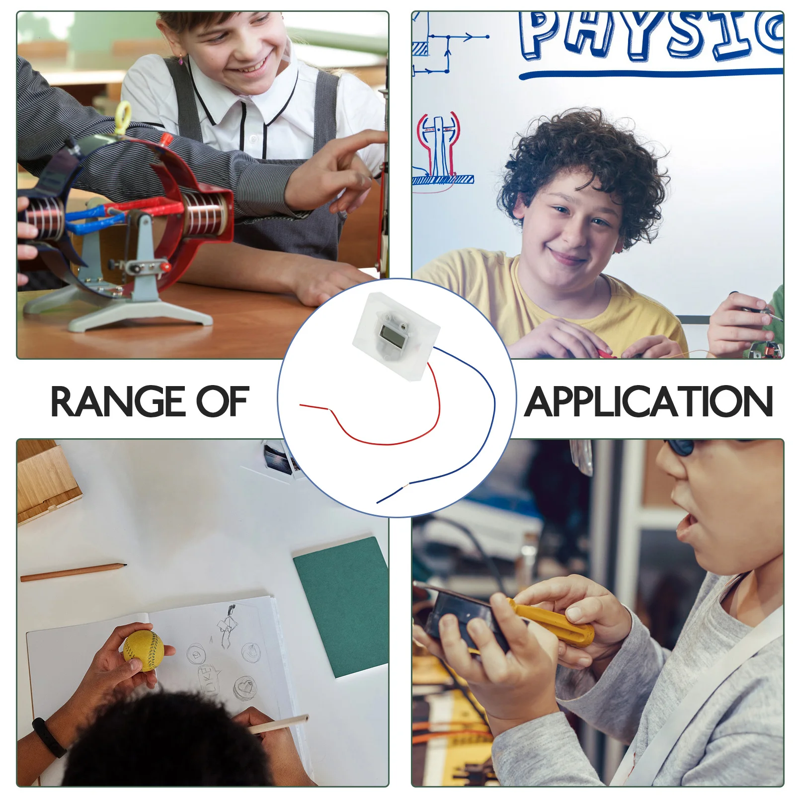 Fruitset Kinderen Experiment Elektrisch circuit Maken Aardappelklok Elektriciteit Wetenschap Batterijen