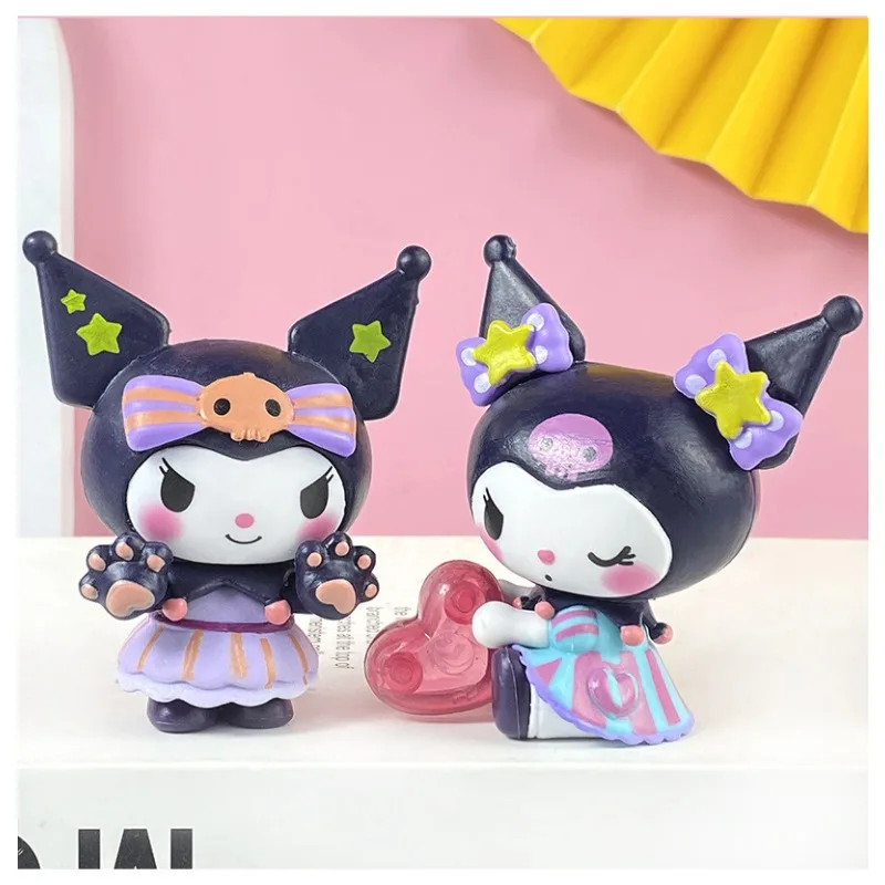 Sanrio Figure Blind Box Melody Kulomie Yugui Dog Pacha Dog Toy Doll Egg Twisting Doll Machine Ornament