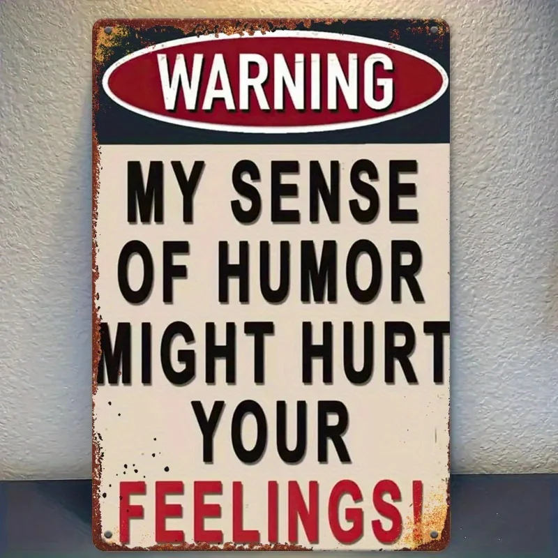 2D retro metal sign, 