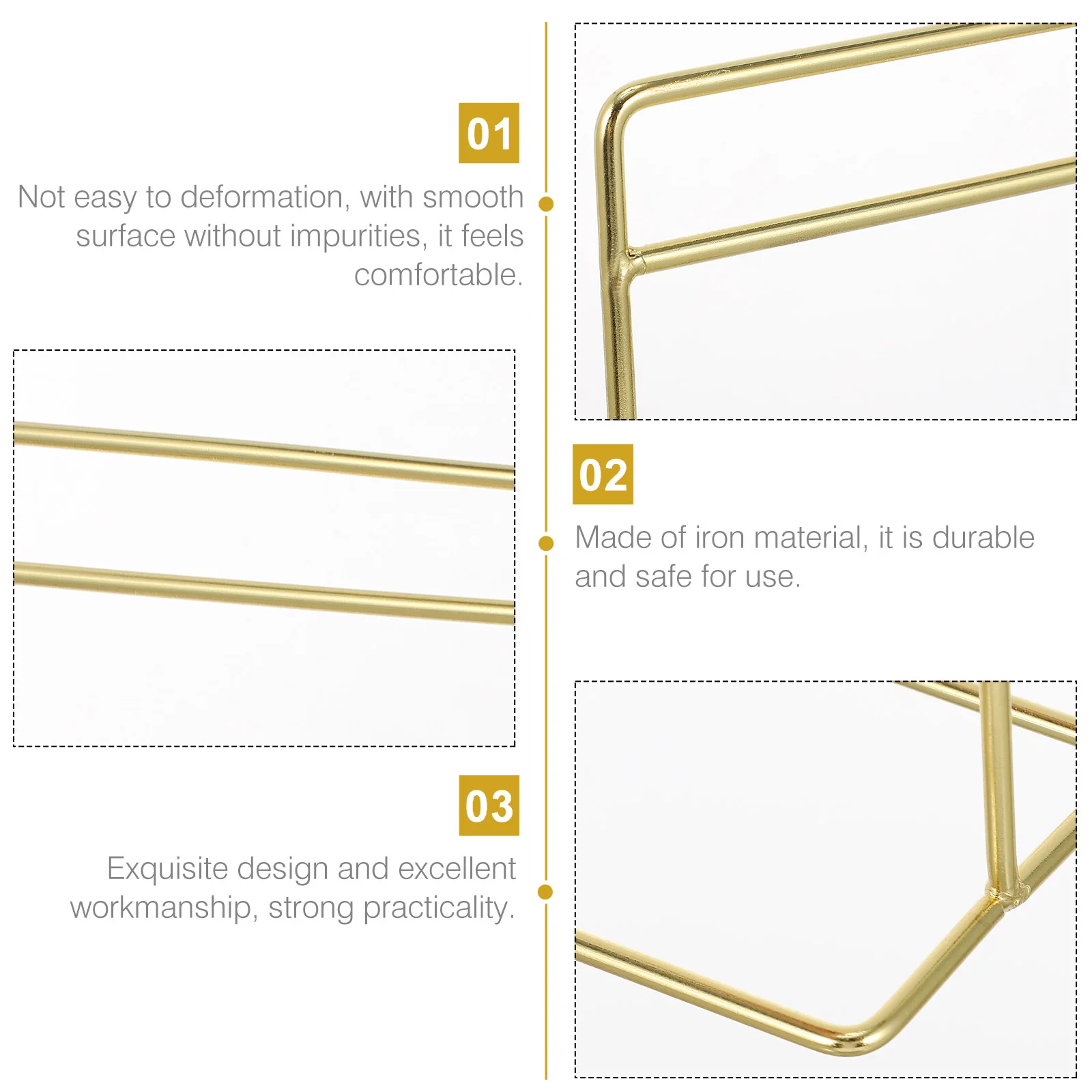 

1Pcs Mini Iron Small House Rack Miniature Display Stand Compact Shelf for Small Space Decoration House Rack