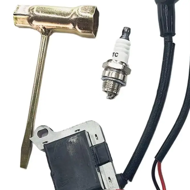 48 Earth Auger Ignition Coil 1E48F High Energy Spark Component For Ground Drill Engine Starting Power Tool Accessory