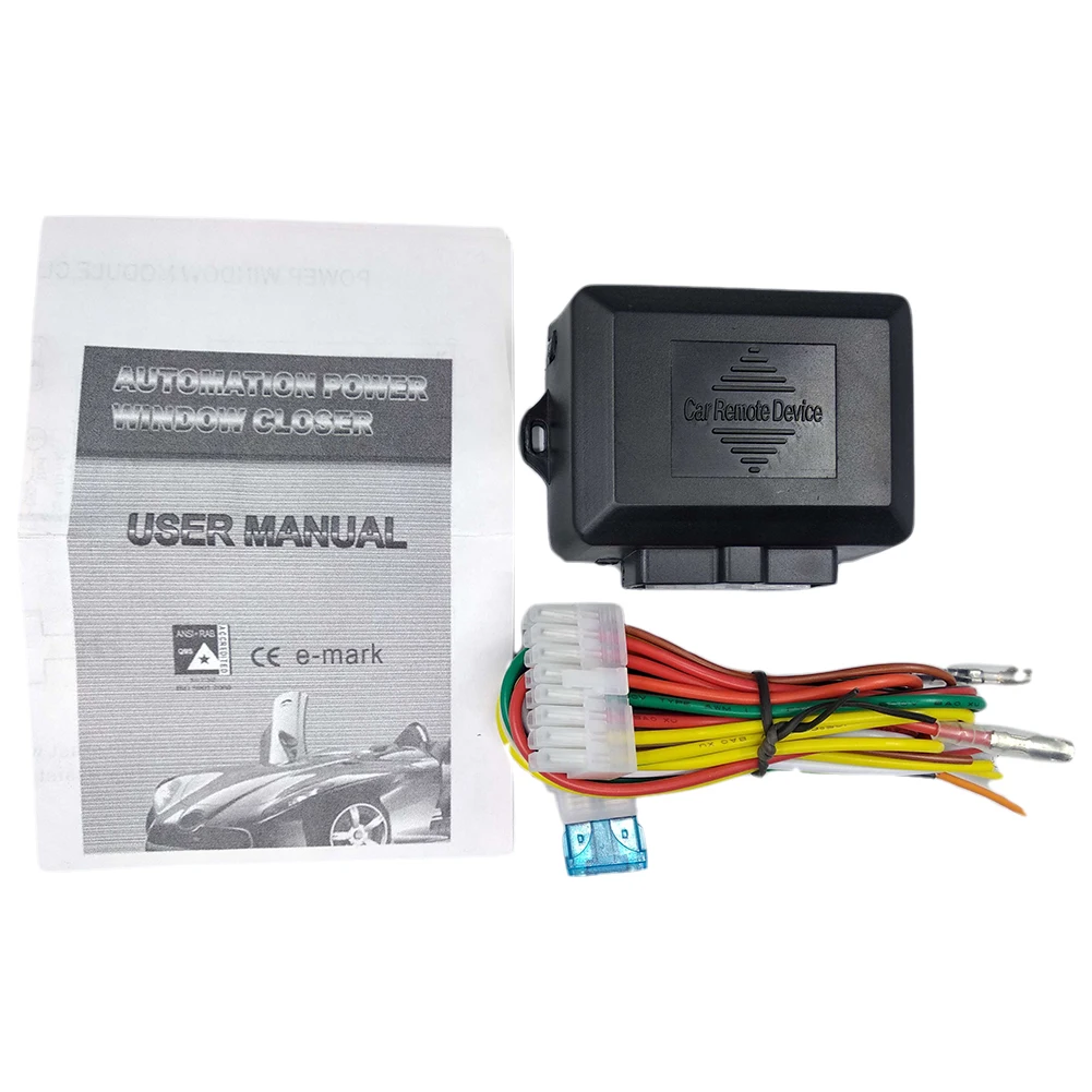 Auto Power Window Control Window Open Closer Module Power Window Closer met kabelboom voor 4-deurs auto-accessoires