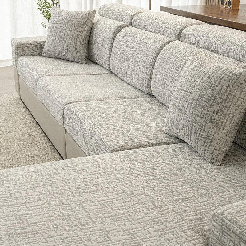 1 piece of summer cool bean sofa hat, summer high-end elastic all inclusive universal sofa cushion dust cover